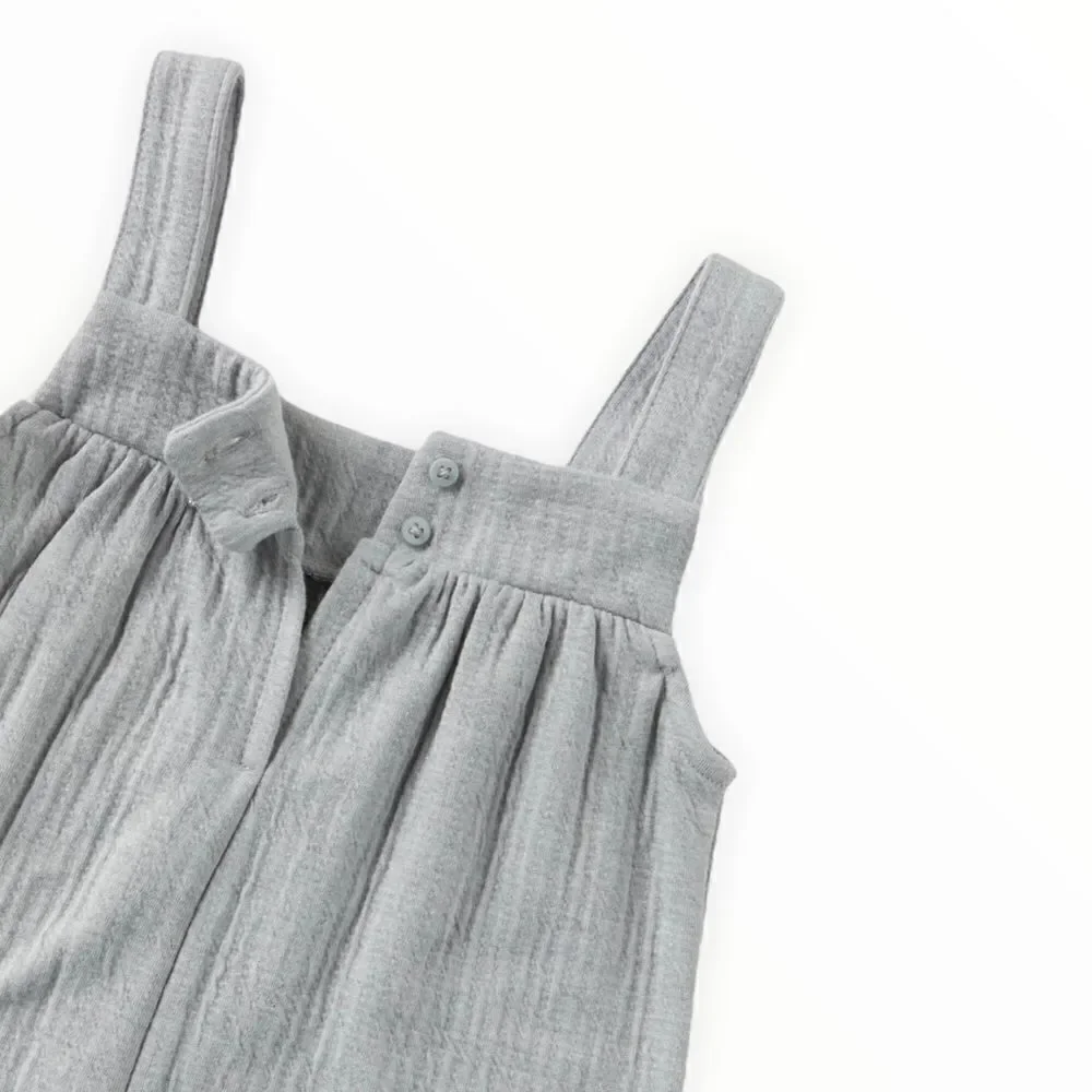 ZARA Kids Gray Textured Jumpsuit NWT Size 3T - Picture 4 of 6